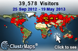 Locations of visitors to this page